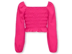 Kids ONLY fuchsia purple puff sleeve top